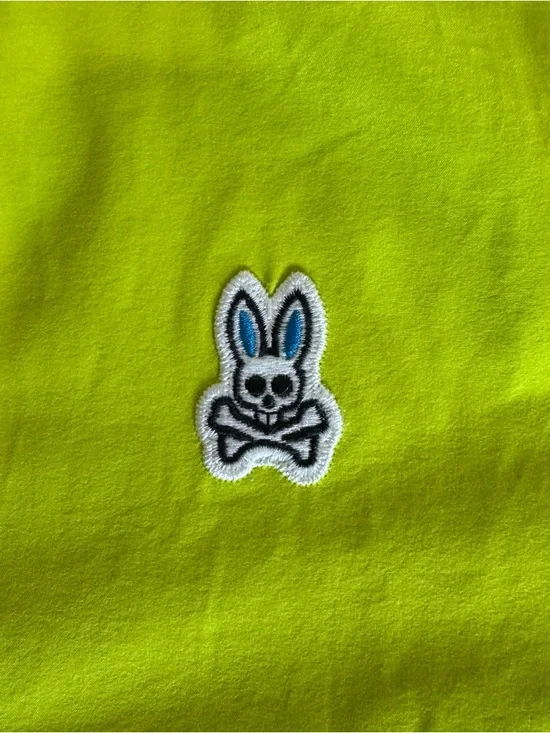 Psycho Bunny Lime Green Lightweight Zip Jacket - medium - Picture 3 of 16